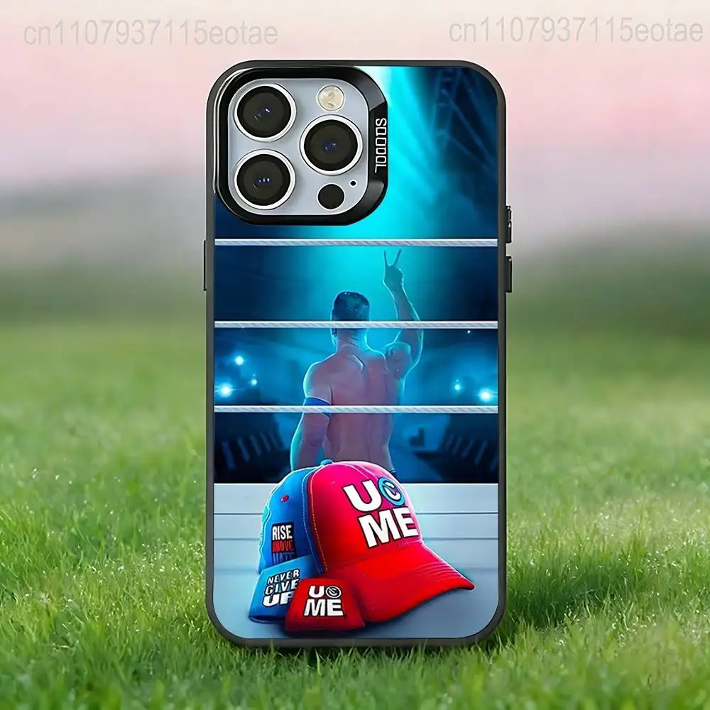 Фото Чехол для телефона John Cena (Джон Сина) для iPhone 17, 16, 15, 14, 13, 12, 11, Pro, Max, Plus, E, Air, Mini, черный, из ТПУ, с технологией IMD №2
