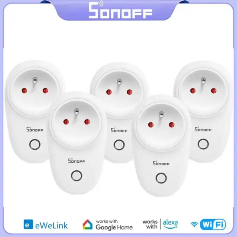 Sonoff S26R2 Wi-Fi Smart Socket DE/BR/FR/IL Модуль умной вилки Дистанционное управление через