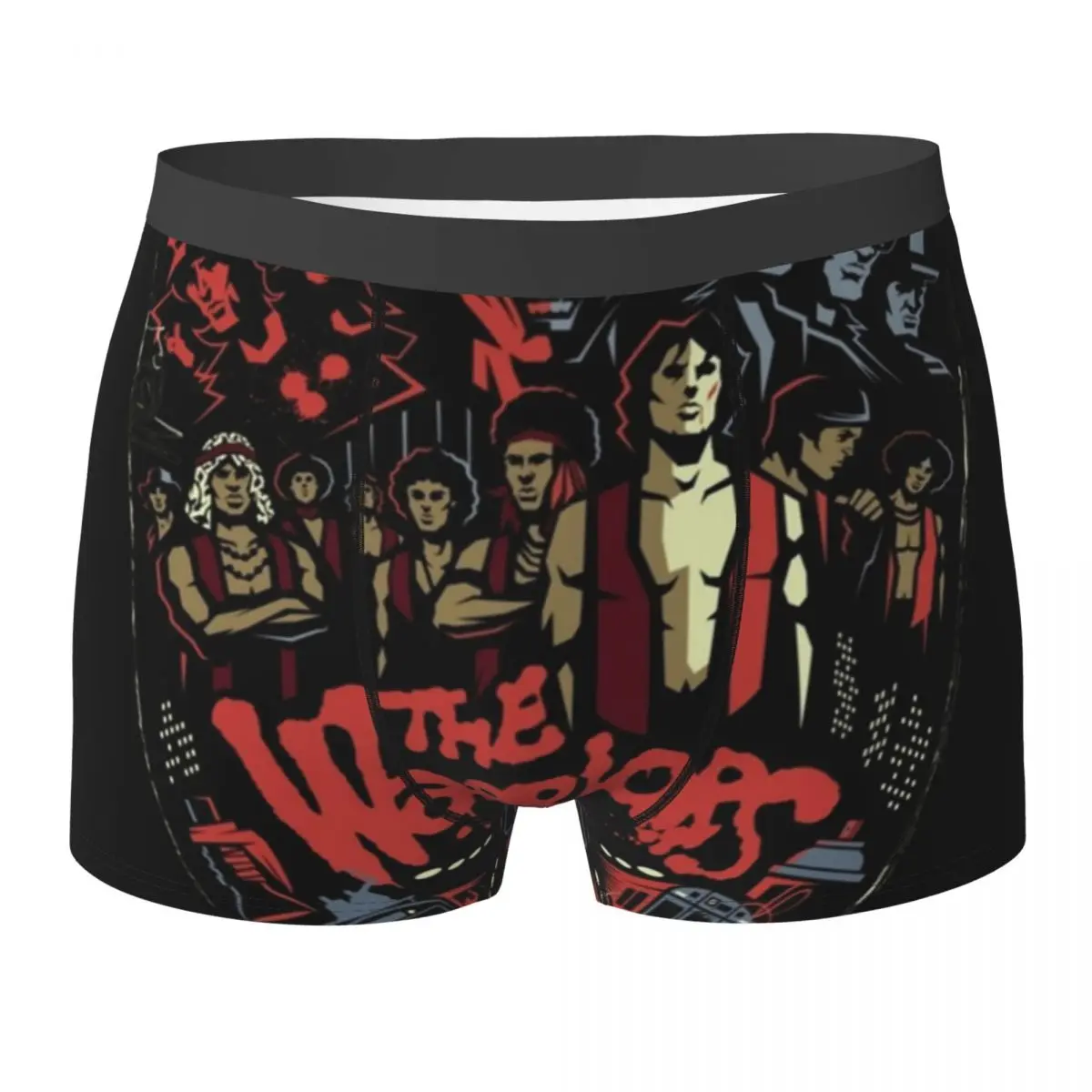 

Warrior Underwear The Warriors Poster Males Underpants Print Soft Trunk High Quality Boxer Brief Big Size 2XL