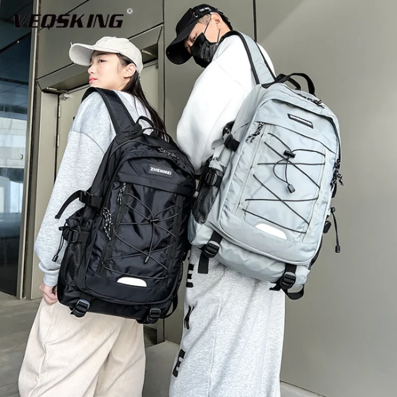 

Men Waterproof Travel Backpacks Climbing Hiking Backpack High-Capacity Outdoor Sports Bag School Backpack Daypack