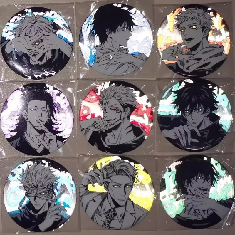Jujutsu Kaisen Itadori Yuji Satoru Gojo Getō Suguru аниме двумерный значок двойная вспышка