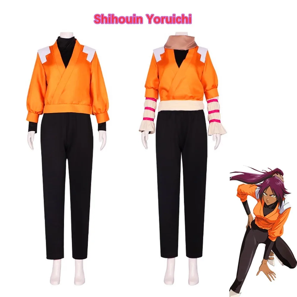 

Anime Bleachs Shihouin Yoruichi Cosplay Costume Adult Women Fantasy Uniform Halloween Carnival Party Role Play Suit