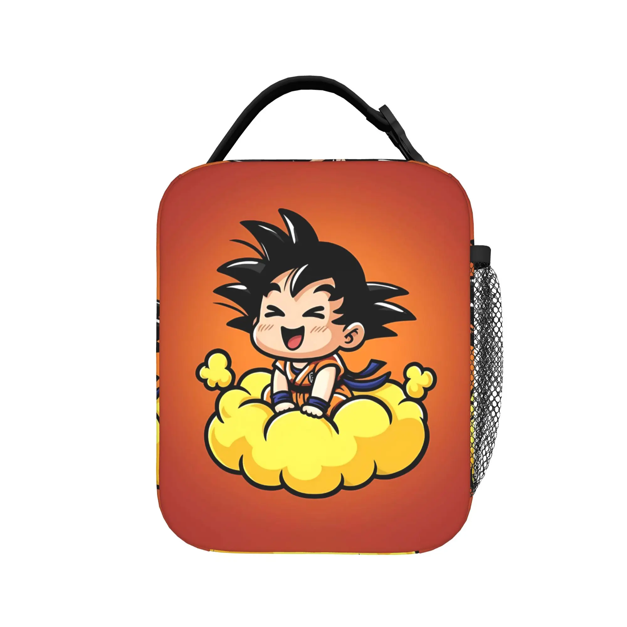 Фото Сумка для обеда Z-Family Group Dragon Ball, сумка для пикника на открытом воздухе для девочек и мальчиков, повседневная портативная сумка-холодильник с принтом на молнии №1