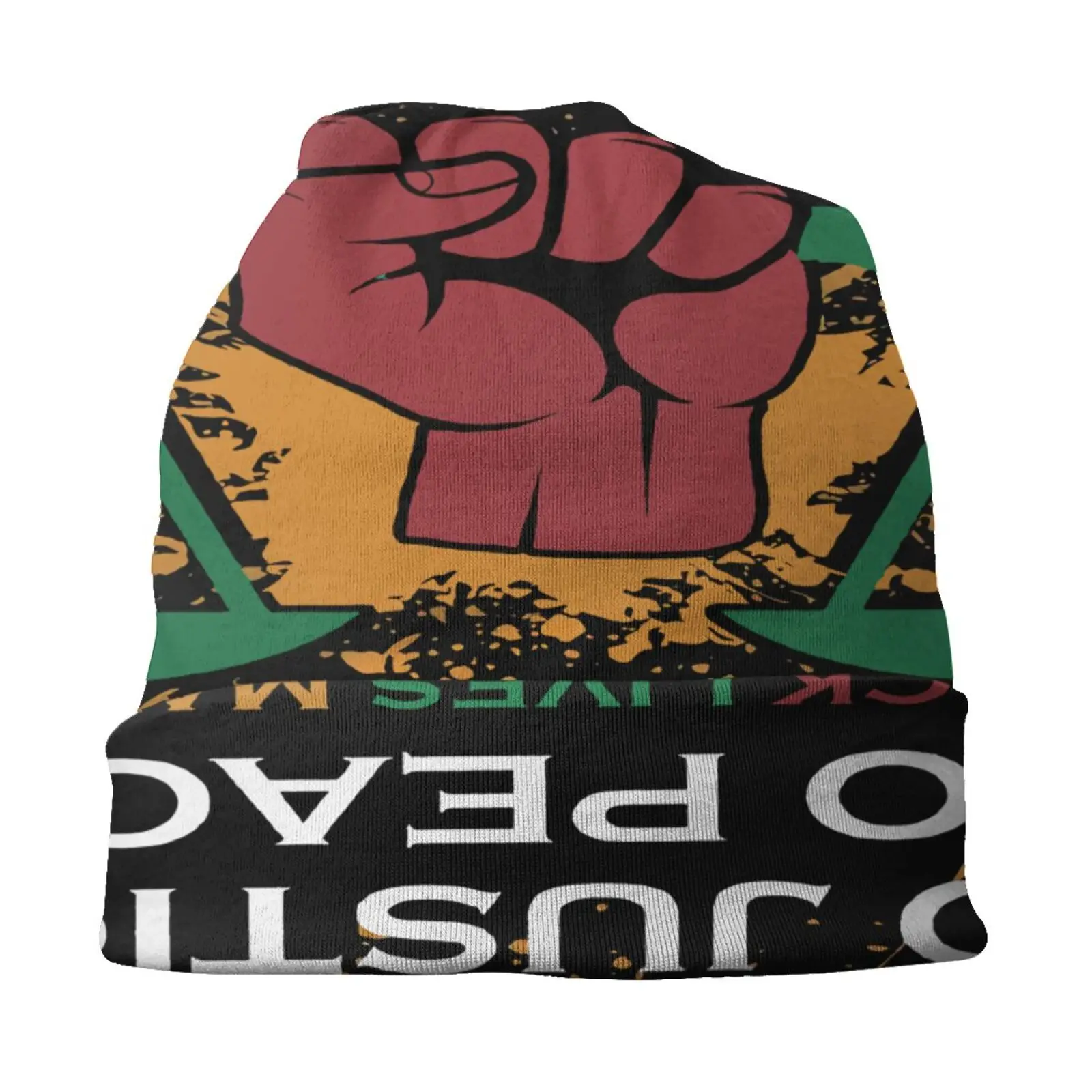 

Шапка без справедливости, без мира, женская шапка Blm Lives в стиле хип-хоп, шапка s, Балаклава, женская шапка 2021, модная шапка для мужчин, вязаная ...