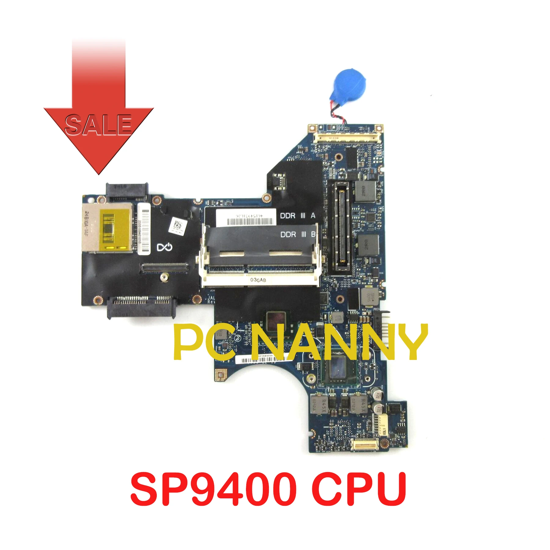 

PCNANNY for DELL LATITUDE E4300 laptop motherboard JAL10 LA-4151P SP9400 CPU