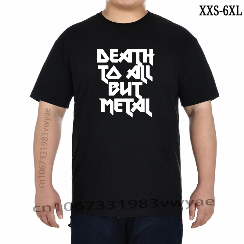 

Футболка мужская с надписью «death to All but Metal»