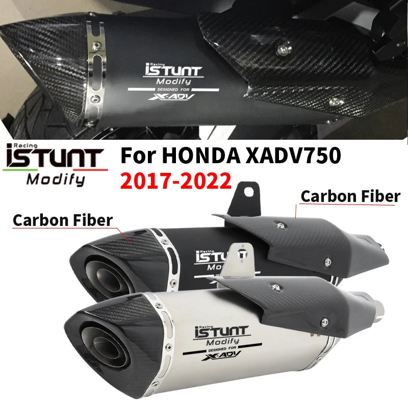 

Full System For Honda X-ADV 750 X ADV750 ADV 2017-2022 Motorcycle Exhaust Pipe Muffler Escape Modified Tube Header Link Pipe