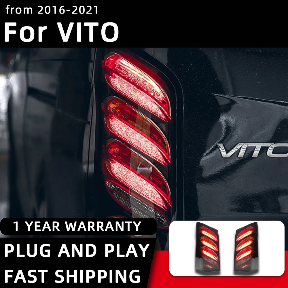 

Taillight For Benz VITO V250 LED Taillights 2016-2021 V260 V260L Tail Lamp Car Styling DRL Signal Projector Lens Auto Accessorie