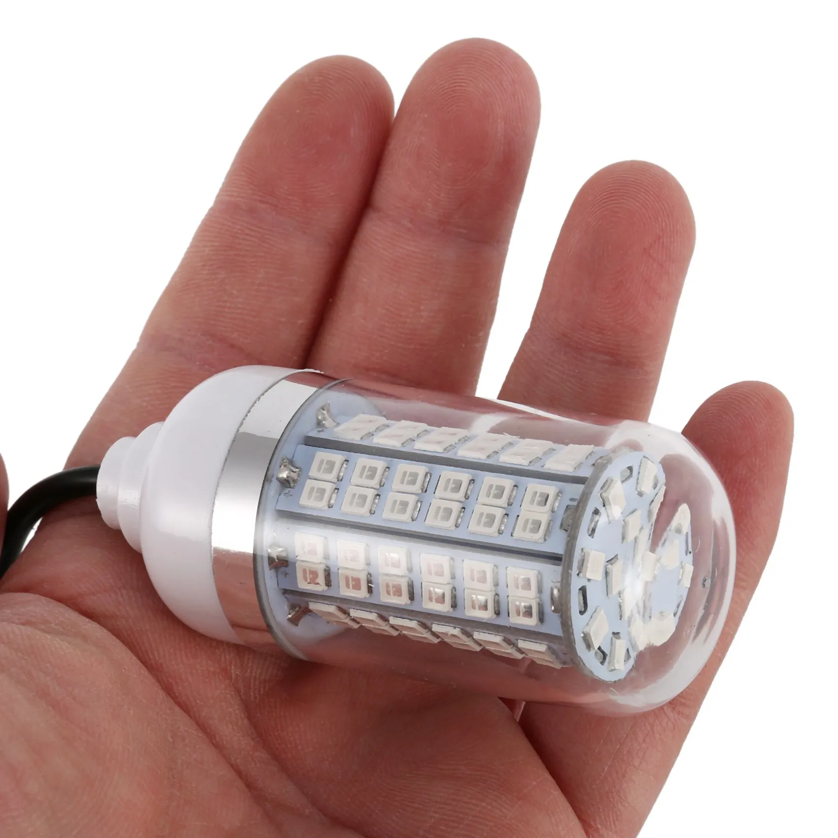 12 В светодиодный зеленый подводный погружной светильник для ночной рыбалки Crappie