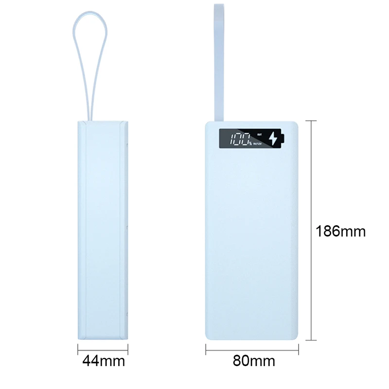 Kup Odpinany 16*18650 Power Bank DIY Obudowa Power Banku Wsparcie Szybkie I Bezprzewodowy ładowania Obudowa Z Power Bankiem Bez Baterii