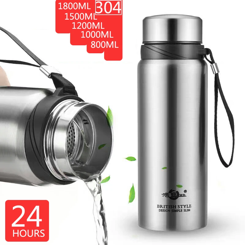

Temperature Display Thermos for Water Bottle smart Large Capacity Thermos Bottle 1 Litre Insulated Vacuum Tumbler Thermal Cup