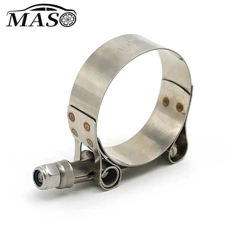 

T Bolt W2 Stainless Steel Hose Clamp In Cooler Cooling Water Exhaust Pipe