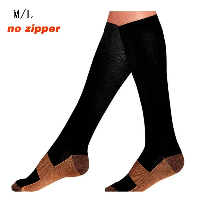 Zipper Compression Socks 20 Pairs Cycling Socks Running Women's Slim Sleeping Beauty Legs Varicose Vein Prevention Socks