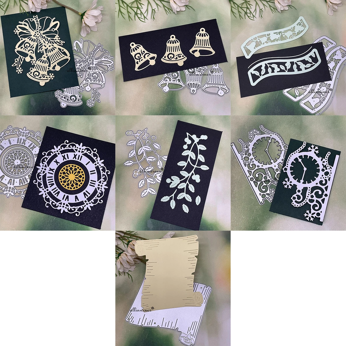 

Новинка Рождественская серия металлические штампы трафареты для скрапбукинга Сделай Сам декоративное тиснение ручная работа штамповочны...