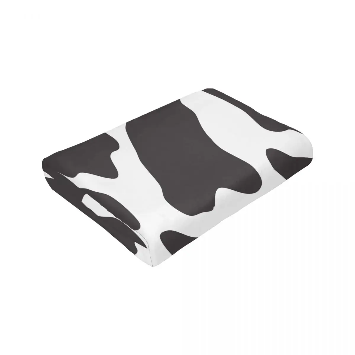 Ковбойское и сельское одеяло из кораллового флиса с животным принтом коровы