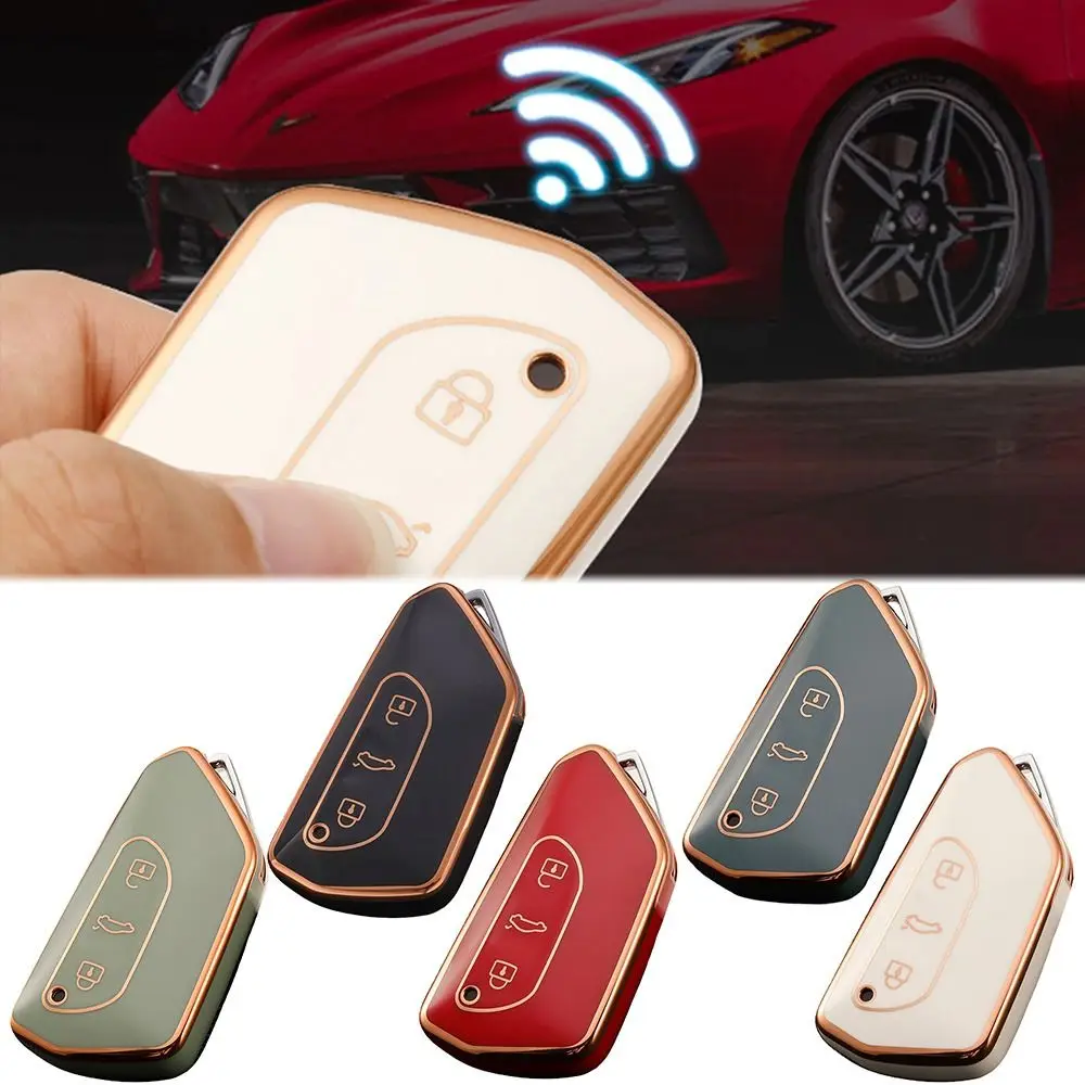 

TPU Protector Full Protection Car Accessories Remote Key Case Holder Shell Cover Key Fob Cover For VW|Golf 8| Skoda