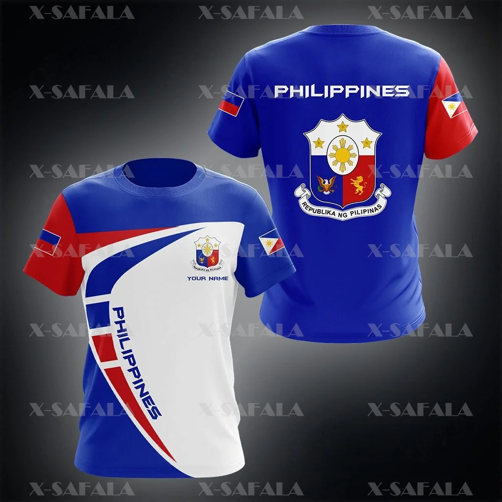 

PHILIPPINES PROUD Soldier-ARMY-VETERAN Country Flag 3D Printed High Quality T-shirt Summer Round Neck Men Female Casual Top-2
