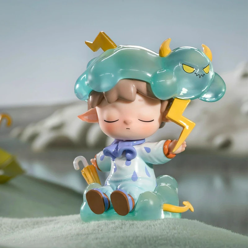 Mimi Strange Friends Series Blind Box Toys Cute Action Anime Figure Kawaii Mystery Box Model Designer Doll Gift