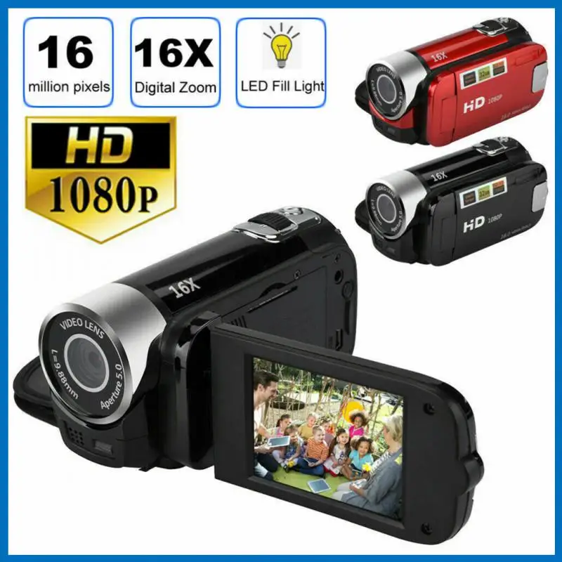 

Newest 1080P Camera Full HD 16 Million Pixel DV Camcorder Digital Video Camera Screen TFT LCD 24MP 16X Night Shoot Digital Zoom