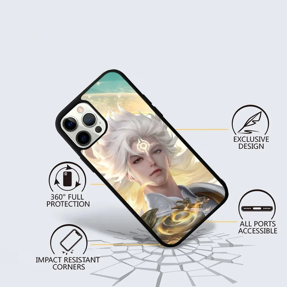 Чехол для телефона Game Honor of Kings iPhone 15 14 13 12 11 Plus Pro Max Mini Magsafe с магнитной беспроводной