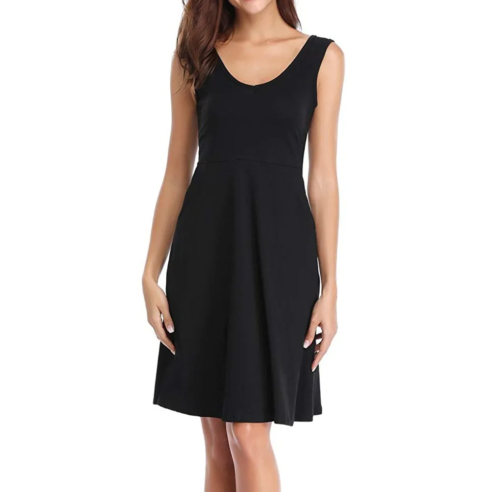 

Ночная рубашка женская хлопковая, облегающая сорочка с карманами на бретелях, длинное осеннее платье-трапеция средней длины с коротким рук...