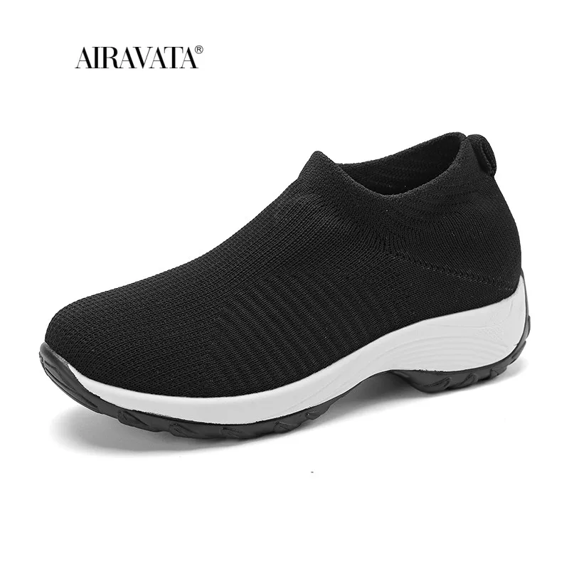 Women Sneakers Breathable Mesh Casual Shoes Platform Sneakers Platform Woman Vulcanize Shoes Walking Zapatillas Mujer