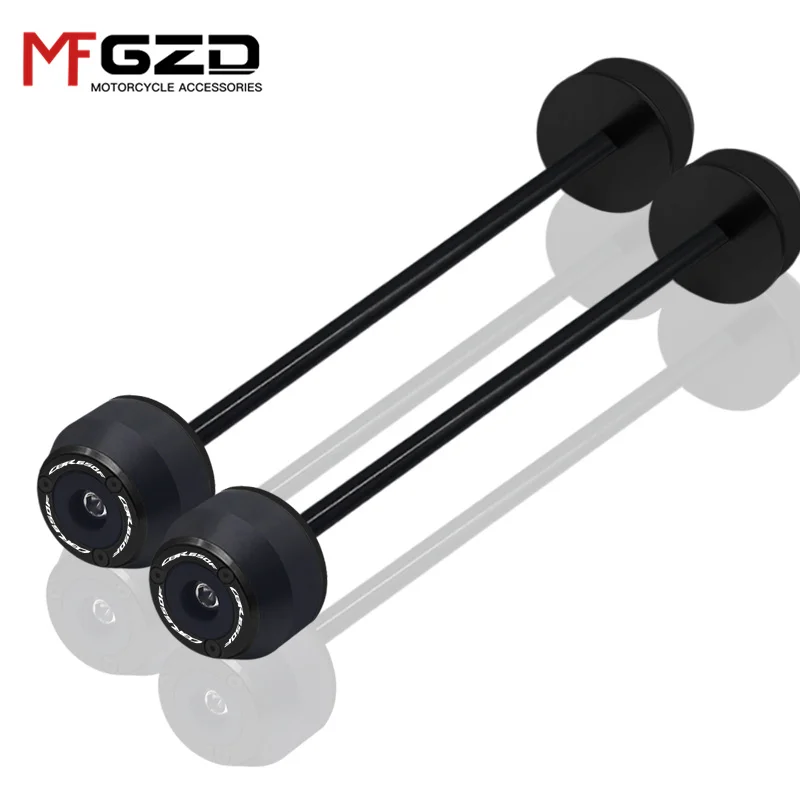 Новые аксессуары для мотоциклов cbr650f переднее и заднее колесо вилка слайдер