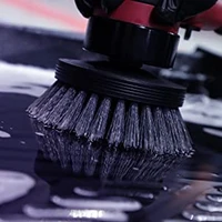 3 5%e2%80%9d carpet drill brush electric scrubber brush plastic round cleaning brush for carpet glass car tires nylon brushes car wash
