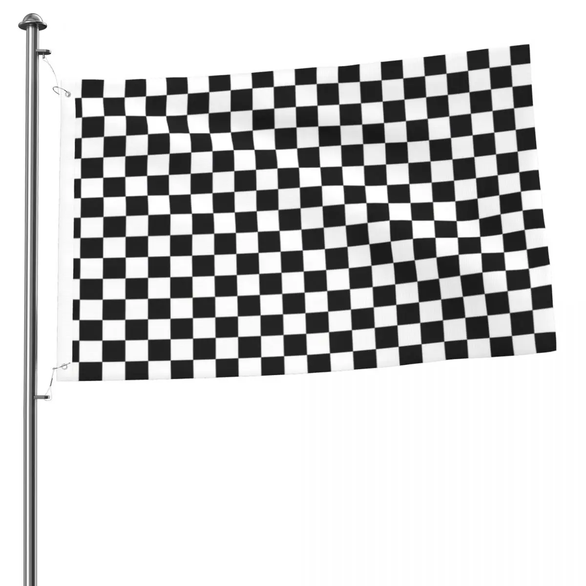 

Chequered Flag . BLACK-min Flag Garden Flag Brass Grommets 2x3FT Flag Double-Sided Flag