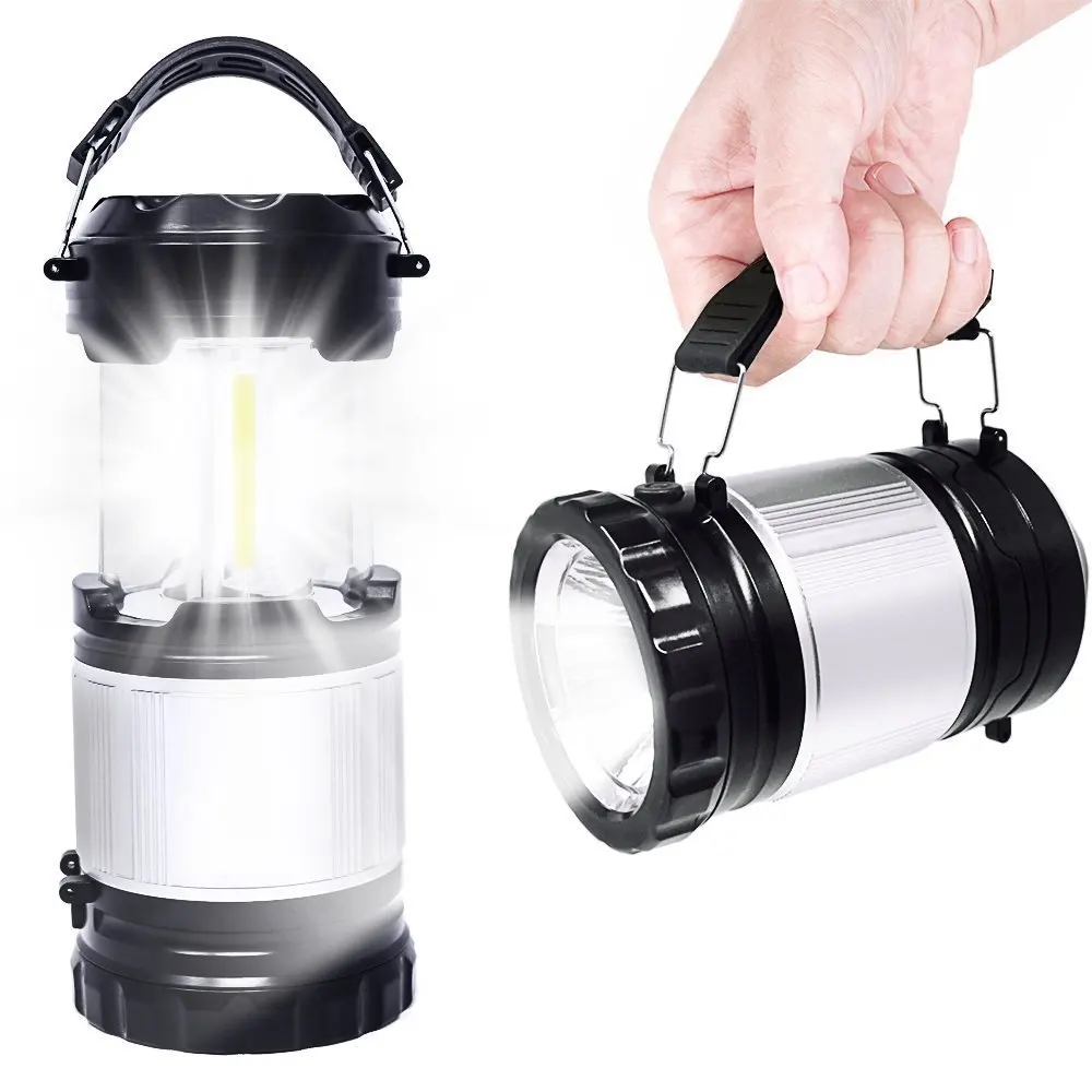 

LED Tent Lamp Waterproof Camping Light Power By 3*AAA Battery Emergency Light Portable Lantern Working Light Flashlight