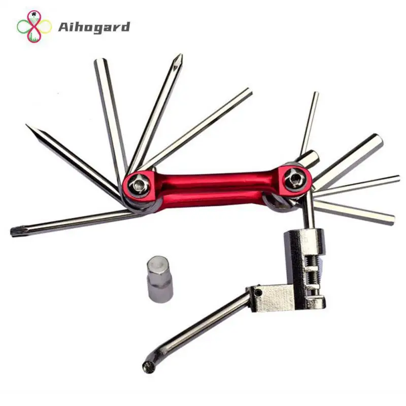 

Компактные инструменты для обслуживания, необходимые инструменты для велосипеда, алюминиевый сплав, высокое качество, профессиональное обслуживание велосипеда, инновационный красочный