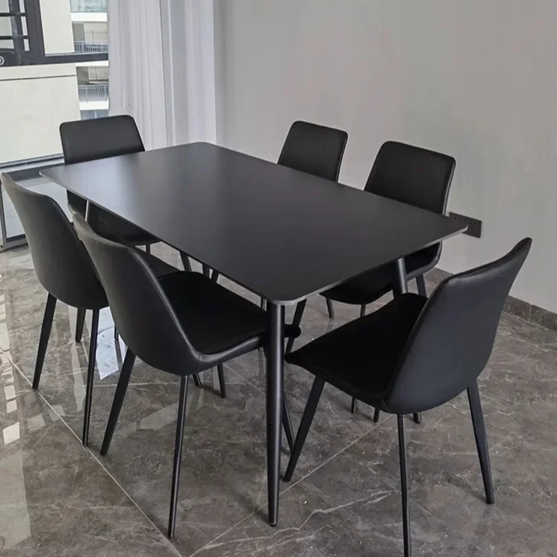 Скандинавский натуральный телефон обеденный стол кухонные стулья современный