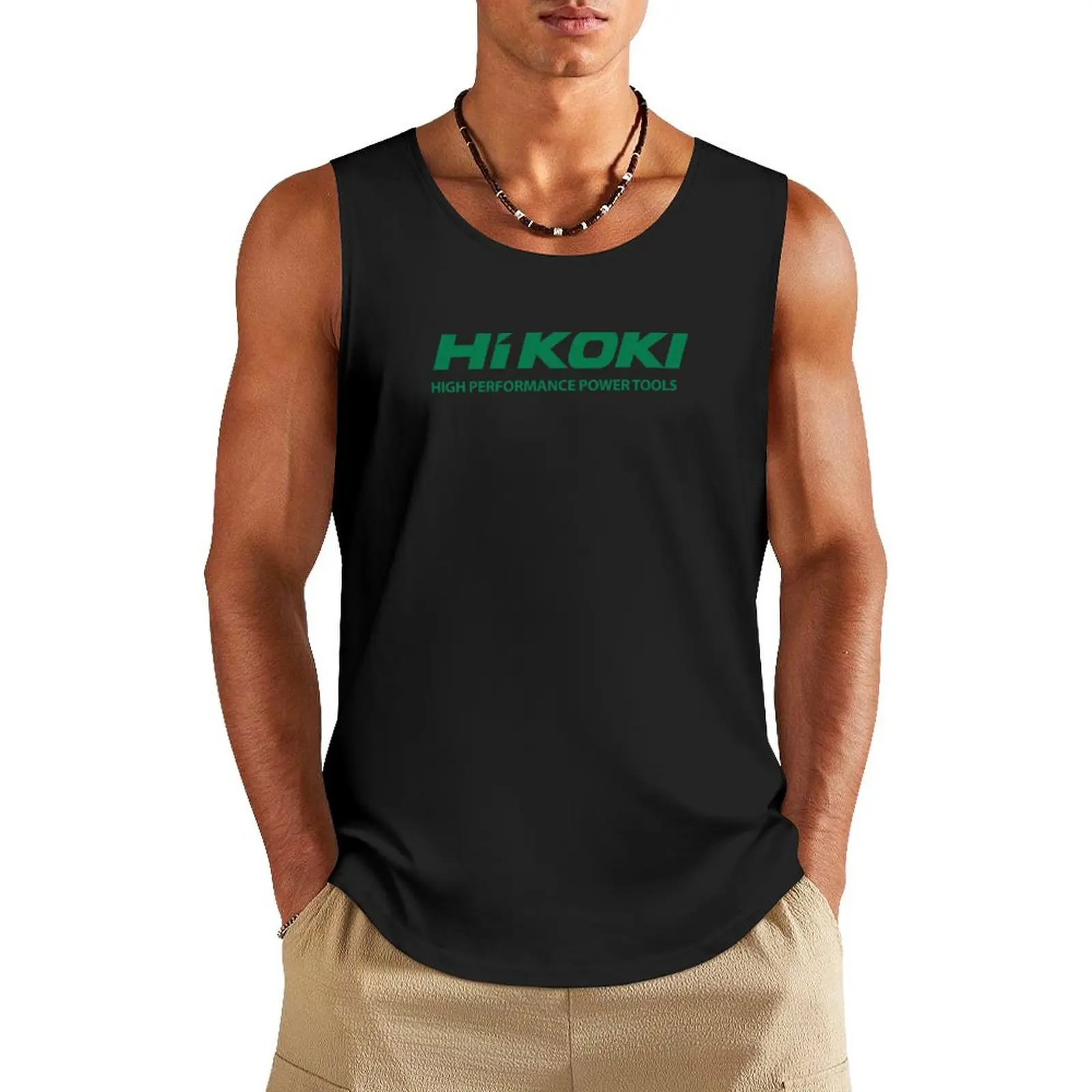 Фото Hikoki (Hitachi - Professional TOOLS) Майка мужская для спортзала Боди мужская спортивная одежда №1