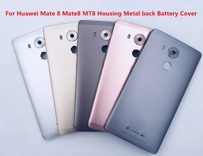 

For Huawei Mate 8 Mate8 MT8 with fingerprint Housing Metal Back Battery Housing Door Cover Back Case Replacement