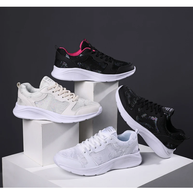 Men Women Running Sneakers Cushioning Comfortable Sport Shoes Casual Breathable Non-Slip Jogging Sneakers Lightweight Durable