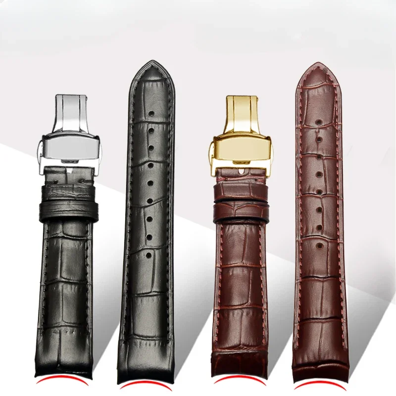 

Watch Strap for Mido M024 Bruna Arc Interface Genuine Leather M024407a/630A Men's Anti-Allergy Outdoor Waterproof 20 21mm