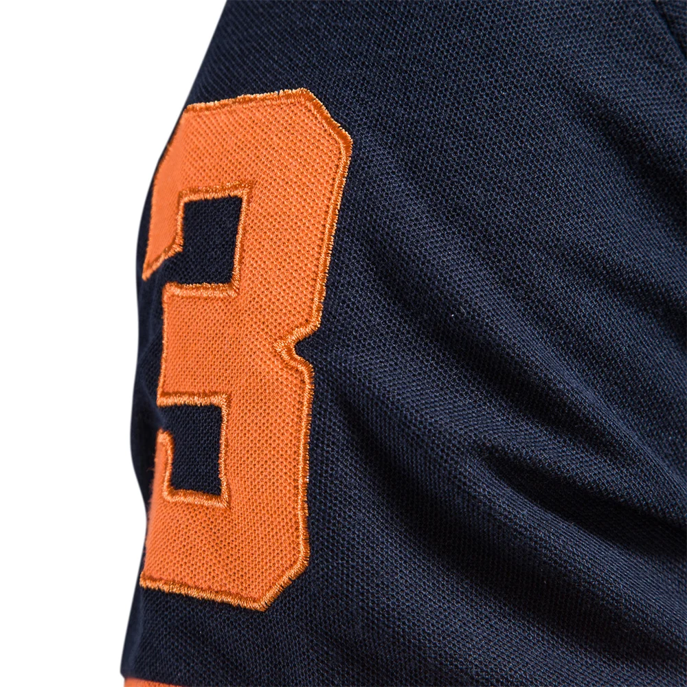 Футболка-поло мужская хлопковая повседневная однотонная приталенная модная