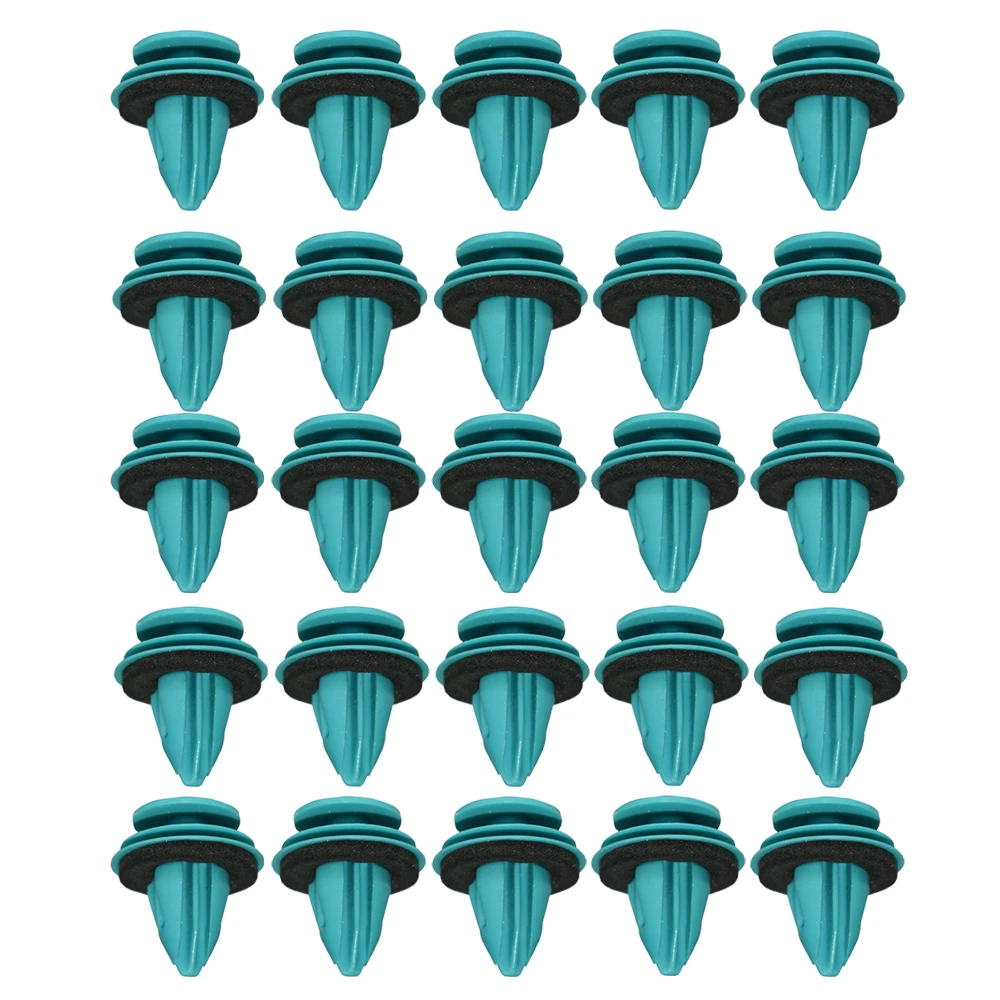 Зажимы для дверных панелей автомобиля с фиксированными кольцевыми пластиковыми