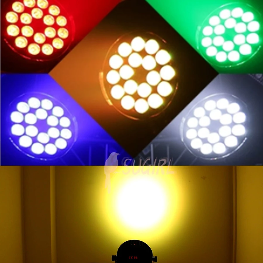 Без налога 16 шт. алюминиевые RGBW/18x18 Вт RGBWA UV 4 в 1/6 1 18x1 2 стандартное освещение для