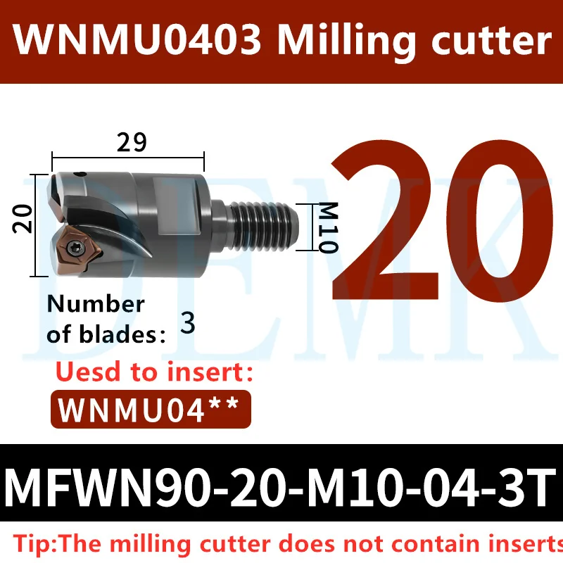 

Фреза DEMK MFWN90 WNMU04