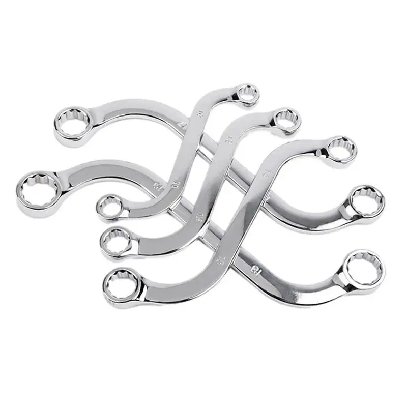 

S Wrench Set Set Of 5 Double Box End Wrench Set Rust Resistance Box End Wrench Set 10 11 12 13 14 15 16 17 18 19mm Duratech