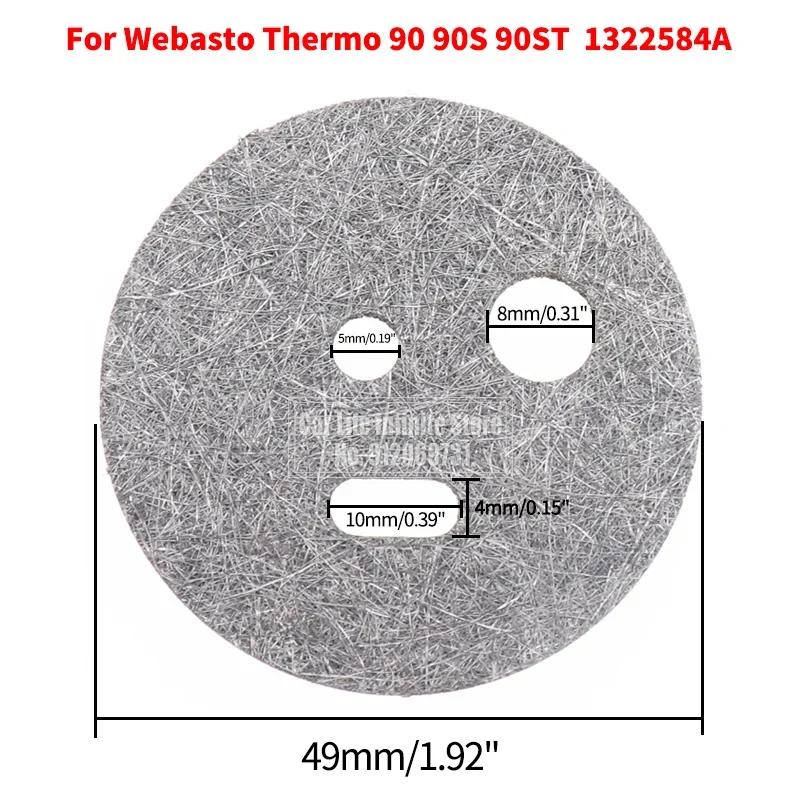 1/2/5/10/20/30 шт. 49 мм с тремя отверстиями задний свет для Webasto Thermo 90 90S 90ST 1322584A