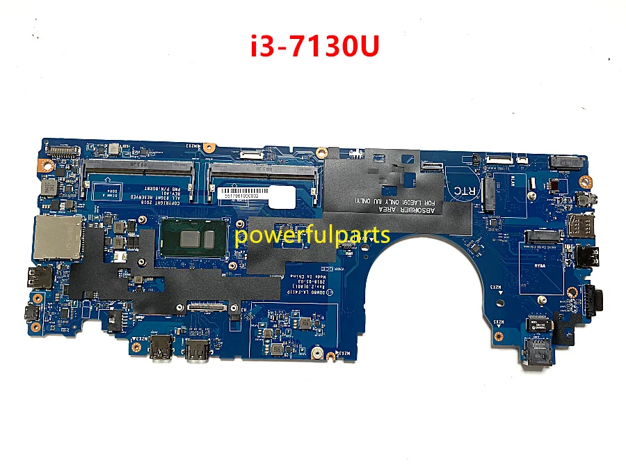 

100% NEW for Dell Latitude 15.6" 5590 motherboard with i3-7130u cpu in-built 0F3KXC CN-0F3KXC DDM80 LA-F411P working perfect