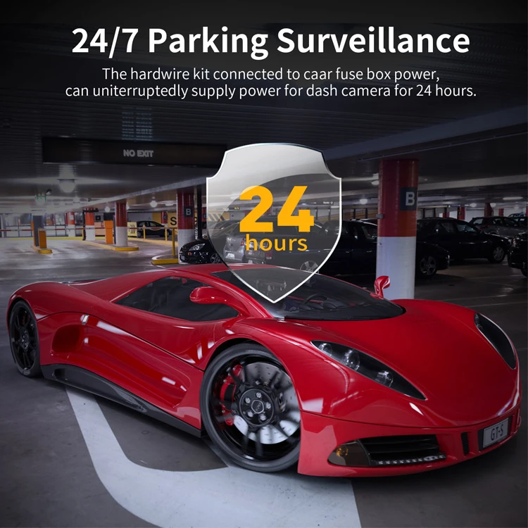 Для Vantrue Dash Cam N4 футов USB Type C 12 В 24 до 5 комплект Hardwire с Mini ACS ATO Micro2 защитой от низкого