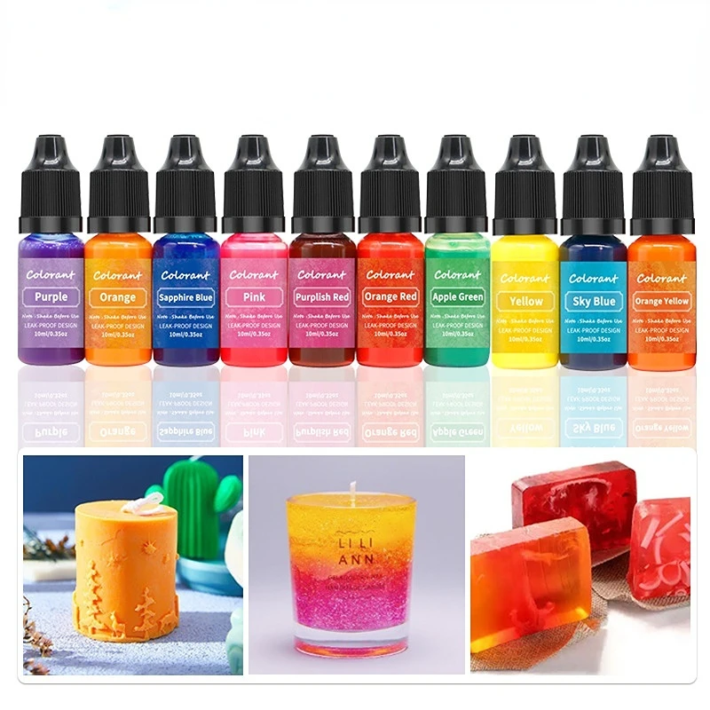 Highly Concentrated Aromatherapy Candle Color Essence Diy Handmade Soap Toning Pigment Soy Wax Paraffin Dye Colorant