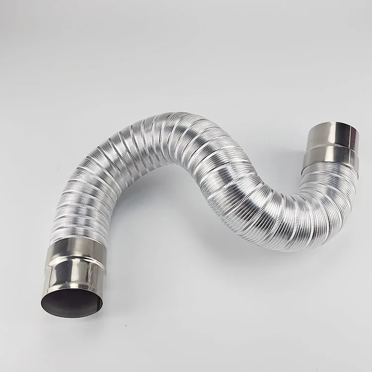 1m/1.5m length duct Ventilation fume hot air steam exhaust pipe Various Flexible 5cm-9cm diameter Exhaust flexible pipe fittings