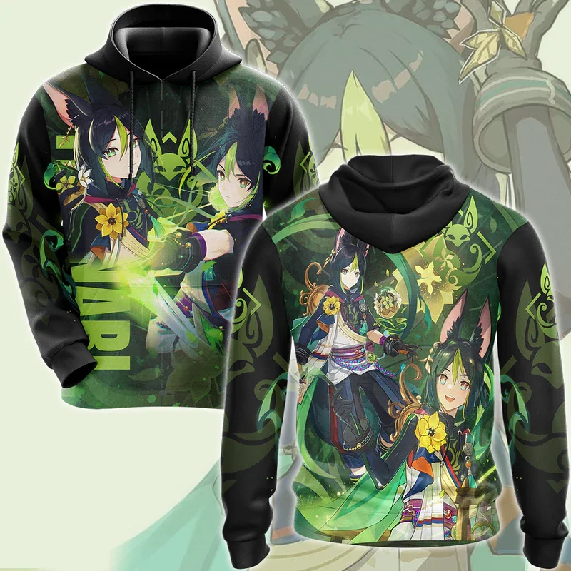 Свитшот с принтом Genshin Impact Raiden Shogun