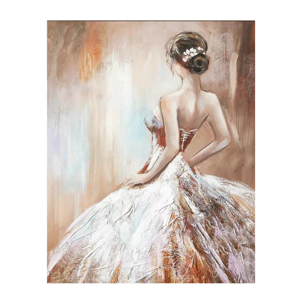 

Алмазная мозаика с балериной YI BRIGHT 5D, полноразмерная квадратная/круглая алмазная живопись, портрет стразы, вышивка, искусство, домашний дек...