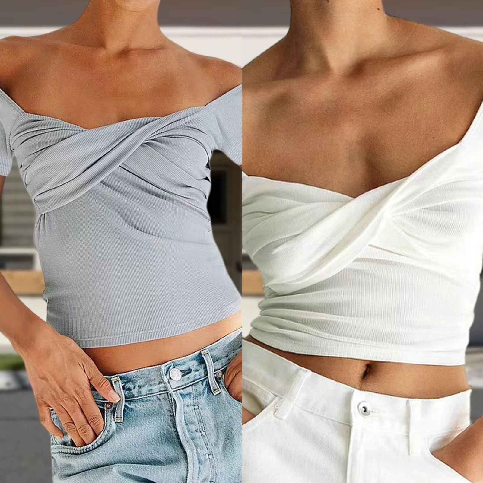 

Однотонный укороченный топ, женская футболка, укороченный Тонкий Топ Y2K, базовая летняя одежда с коротким рукавом, топы, Женский пуловер, модный уличный Топ