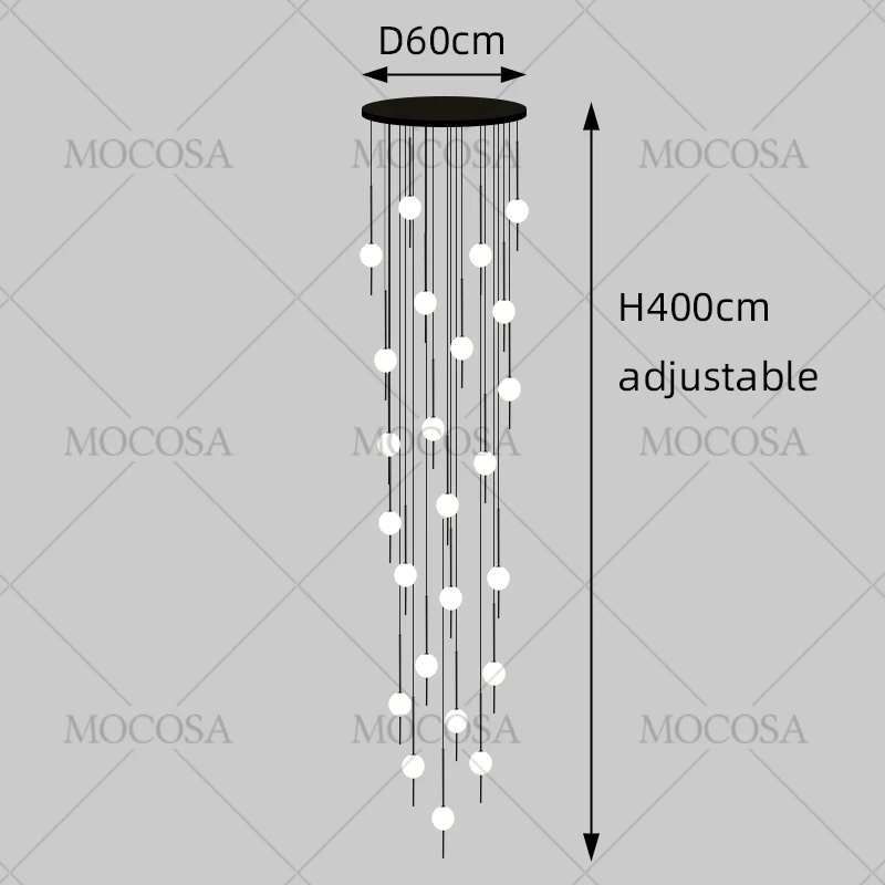 

Подвесной светильник MOCOSA для гостиной 6 ламп
